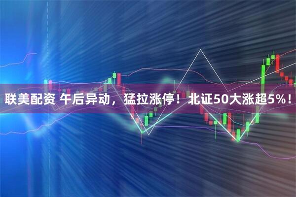联美配资 午后异动，猛拉涨停！北证50大涨超5%！